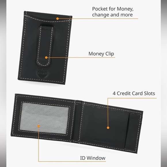 TIMBERLAND Flip Clip Wallet (Brown) - Picture 4 of 7